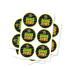 Guava Dawg Circular Stickers