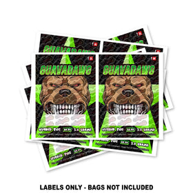 Guava Dawg Mylar Bag Labels ONLY