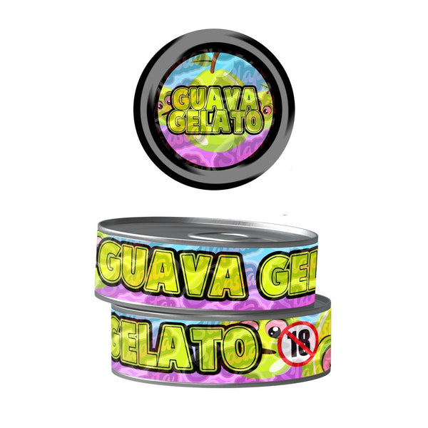Guava Gelato Pre-Labeled 3.5g Self-Seal Tins - SLAPSTA