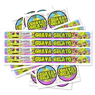 Guava Gelato Pre - Labeled 3.5g Self - Seal Tins - 60pcs