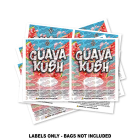 Guava Kush Mylar Bag Labels ONLY