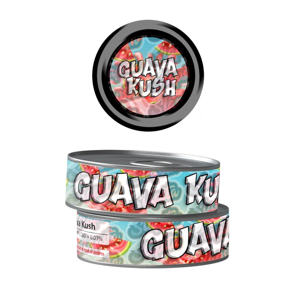 Guava Kush Pre-Labeled 3.5g Self-Seal Tins - SLAPSTA