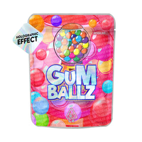 Pochettes Mylar Gum Ballz SFX pré-étiquetées 