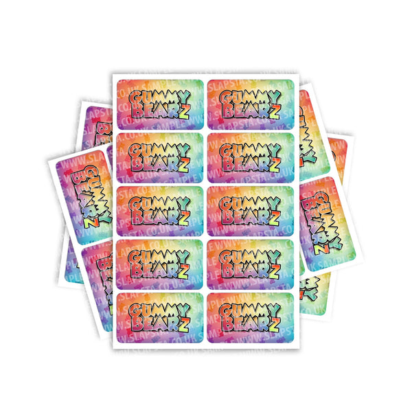 Gummy Bearz Rectangle / Pre-Roll Labels - SLAPSTA