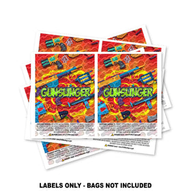 Gunslinger Mylar Bag Labels ONLY