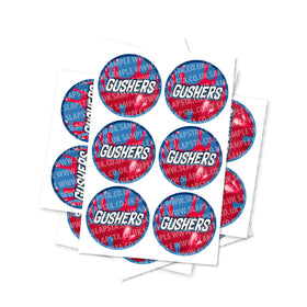 Gushers Circular Stickers