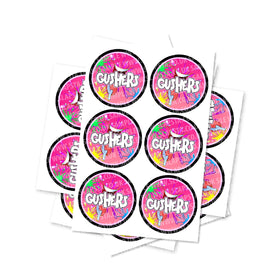 Gushers Circular Stickers