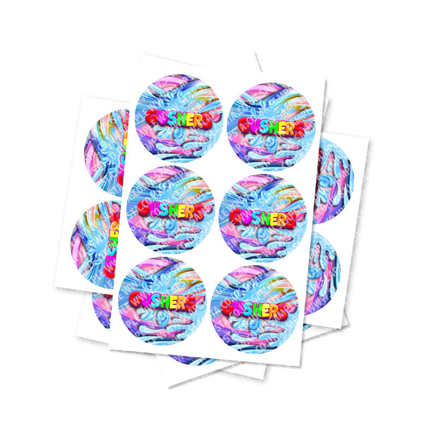 Gushers Circular Stickers - SLAPSTA