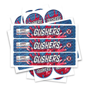 Gushers Glass Jar / Tamper Pot Labels