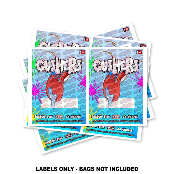 Gushers Mylar Bag Labels ONLY - SLAPSTA