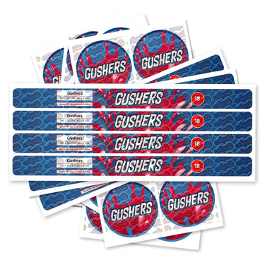 Gushers Pre - Labeled 3.5g Self - Seal Tins - 60pcs