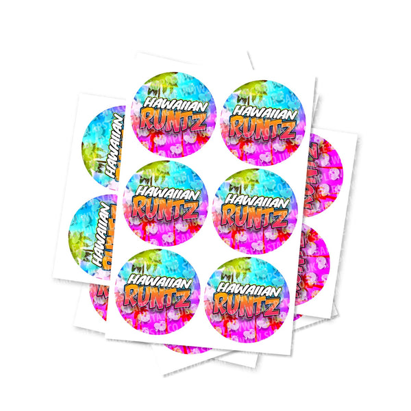 Hawaiian Runtz Circular Stickers - SLAPSTA