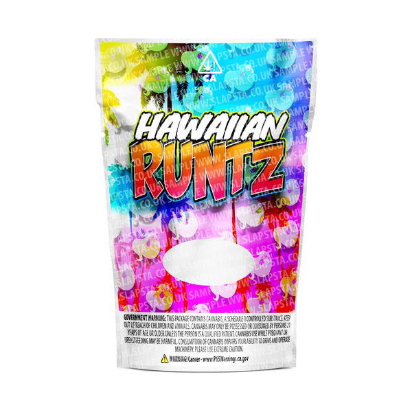 Hawaiian Runtz Mylar Pouches Pre-Labeled - SLAPSTA