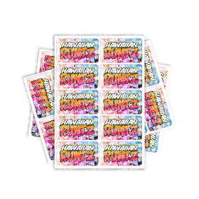 Hawaiian Runtz Rectangle / Pre-Roll Labels