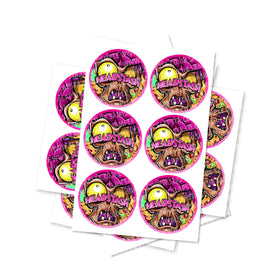 Headstash Circular Stickers