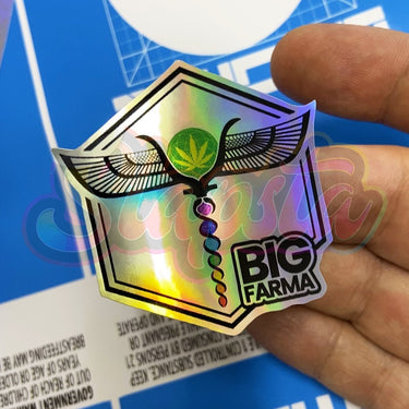 Holographic Stickers - Chrome Holographic Vinyl