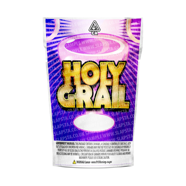 Holy Grail Mylar Pouches Pre-Labeled - SLAPSTA