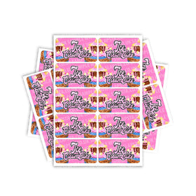 Ice Cream Cake Rectangle / Pre-Roll Labels