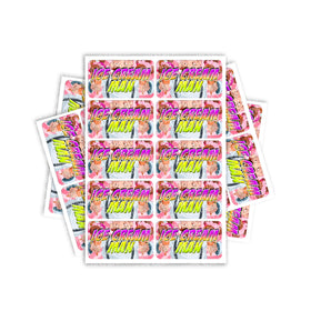 Ice Cream Man Rectangle / Pre-Roll Labels