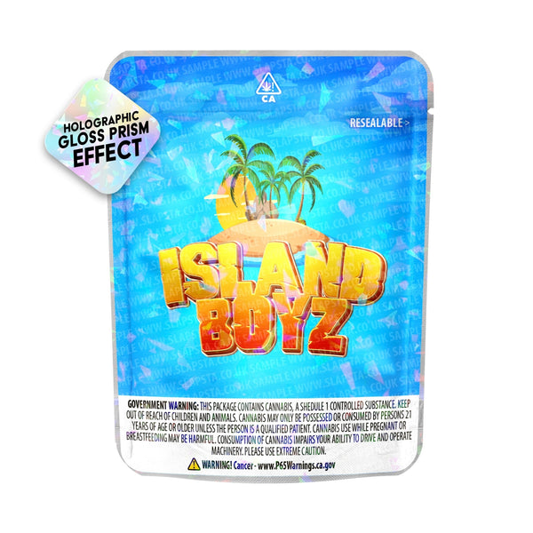 Island Boyz SFX Mylar Pouches Pre-Labeled - SLAPSTA