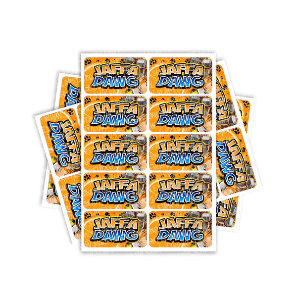 Jaffa Dawg Rectangle / Pre-Roll Labels - SLAPSTA