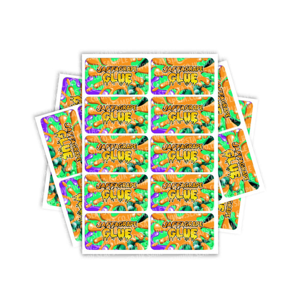 Jaffa Grape Glue Rectangle / Pre-Roll Labels - SLAPSTA