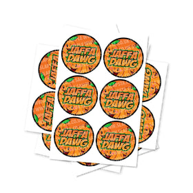 Jaffadawg Circular Stickers