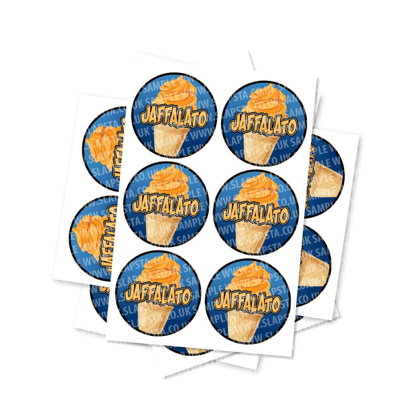 Jaffalato Circular Stickers - SLAPSTA