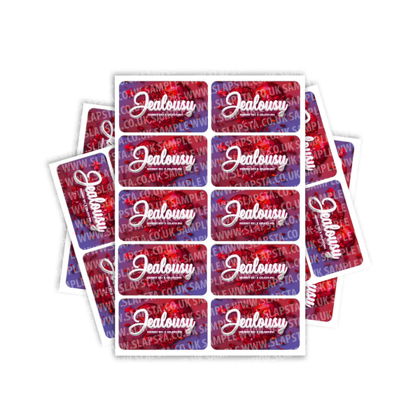 Jealousy Rectangle / Pre-Roll Labels - SLAPSTA