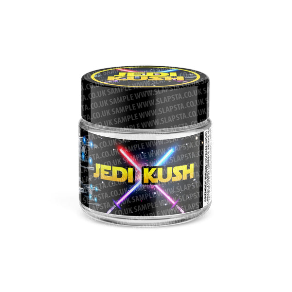 Jedi Kush Glass Jars Pre-Labeled - SLAPSTA