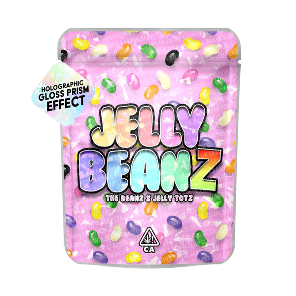 Jelly Beanz SFX Mylar Pouches Pre-Labeled - 3.5g (1/8oz) / No / 16pcs