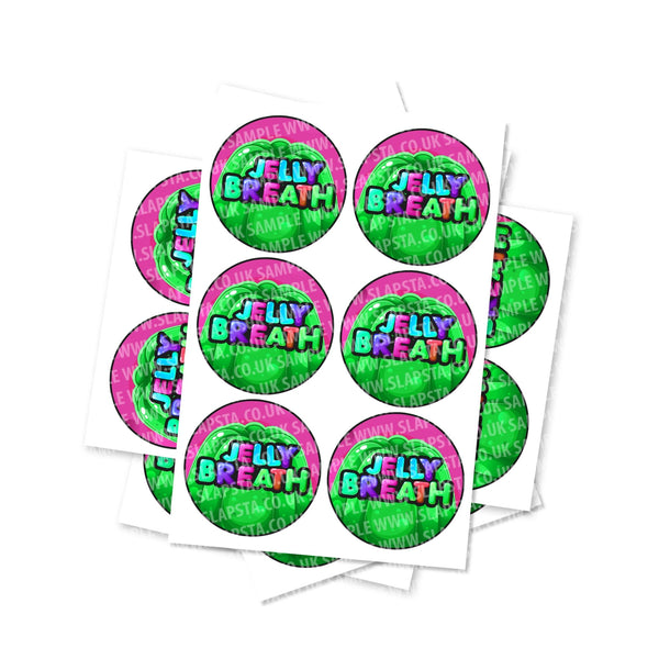 Jelly Breath Circular Stickers - SLAPSTA
