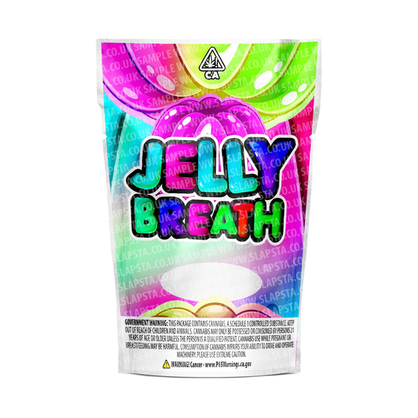 Jelly Breath Mylar Pouches Pre-Labeled - SLAPSTA