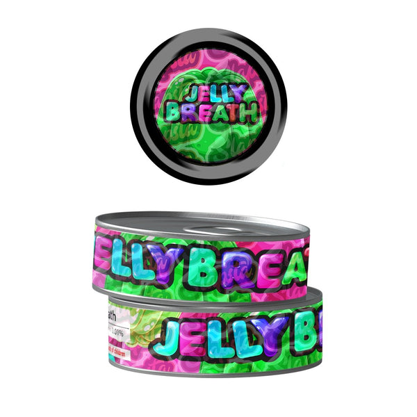 Jelly Breath Pre-Labeled 3.5g Self-Seal Tins - SLAPSTA