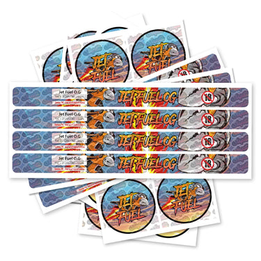 Jet Fuel OG Pre - Labeled 3.5g Self - Seal Tins - 60pcs