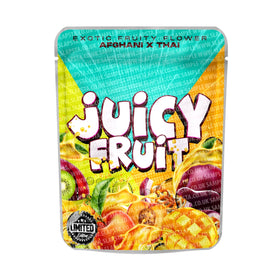 Sachets Mylar Juicy Fruit pré-étiquetés