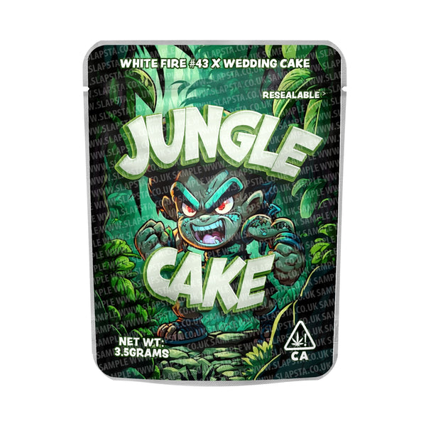 Jungle Cake Mylar Pouches Pre-Labeled - SLAPSTA