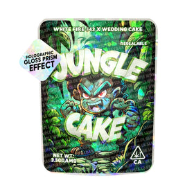 Jungle Cake SFX Mylar Pouches Pre-Labeled