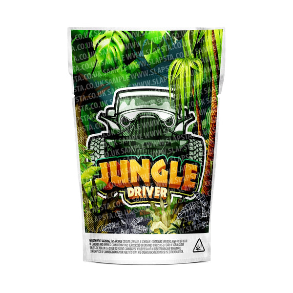 Jungle Driver Mylar Pouches Pre-Labeled - SLAPSTA