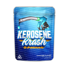 Sachets Mylar Kerosene Kush pré-étiquetés