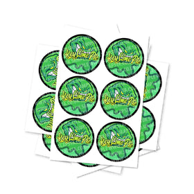 Key Lime Pie Circular Stickers