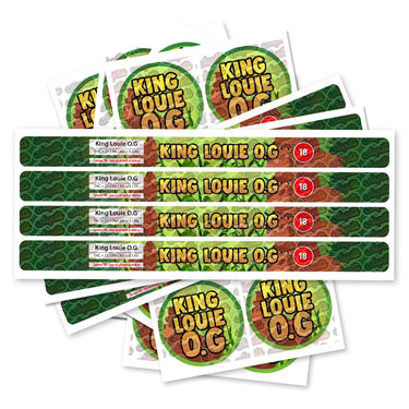 King Louie OG Pre - Labeled 3.5g Self - Seal Tins - 60pcs