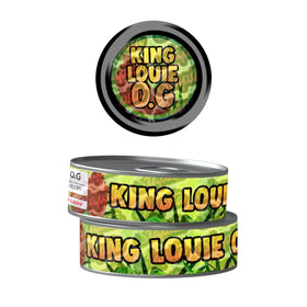 Boîtes auto-scellantes pré-étiquetées King Louie OG de 3,5 g