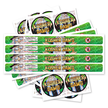 Kosher Dawg Pre - Labeled 3.5g Self - Seal Tins - 60pcs