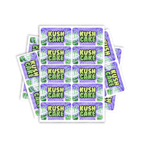 Kush Cake Rectangle / Pre-Roll Labels