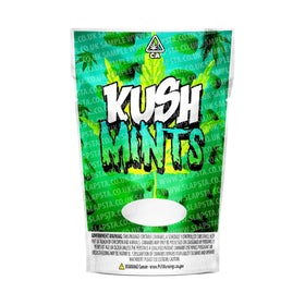 Sachets Mylar Kush Mints pré-étiquetés 