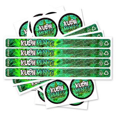 Kush Mints Pre - Labeled 3.5g Self - Seal Tins - 60pcs