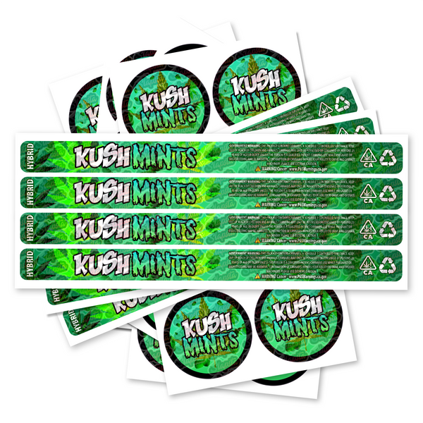 Kush Mints Pre-Labeled 3.5g Self-Seal Tins SLAPSTA