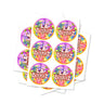 LA Zkittlez Circular Stickers - 2.5cm