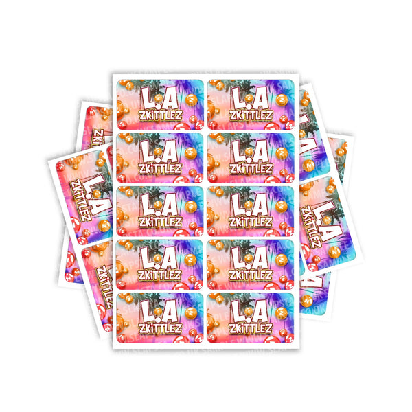 LA Zkittlez Rectangle / Pre-Roll Labels - SLAPSTA